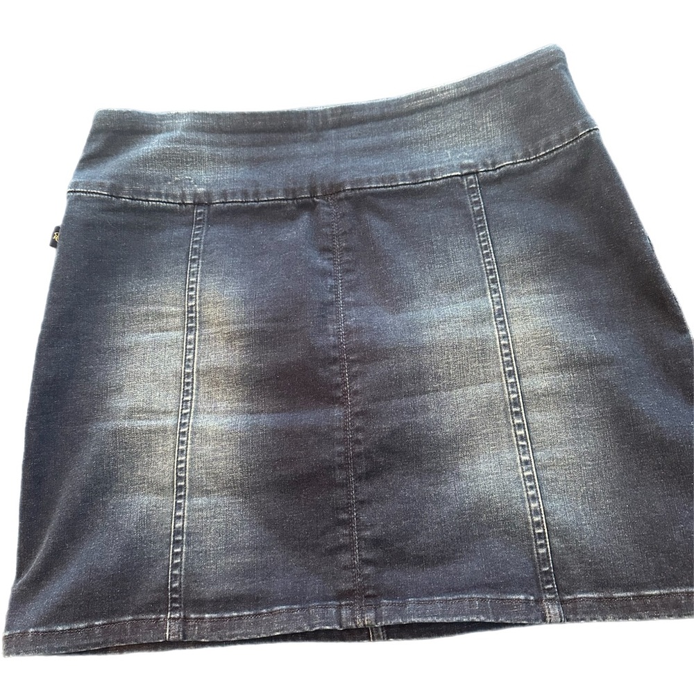 Rock & Republic Dark Wash Mini Skirt